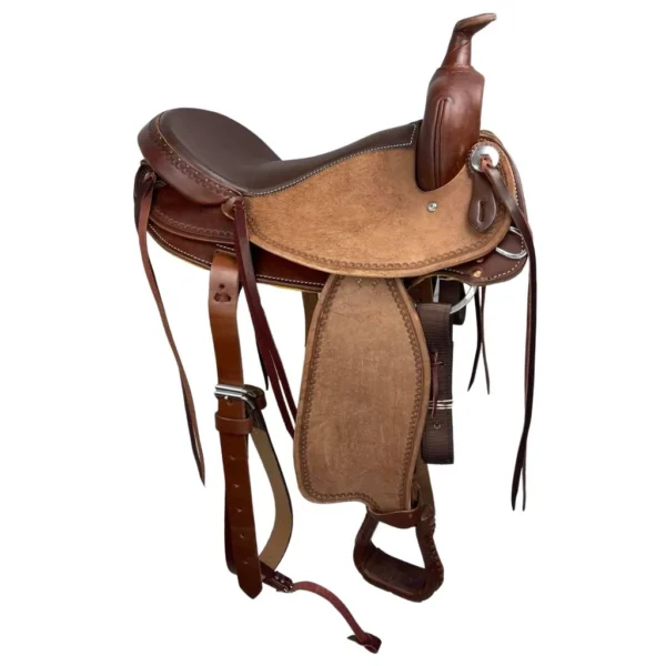 15" Bear Valley Mocha Cody Trail Saddle - Image 5