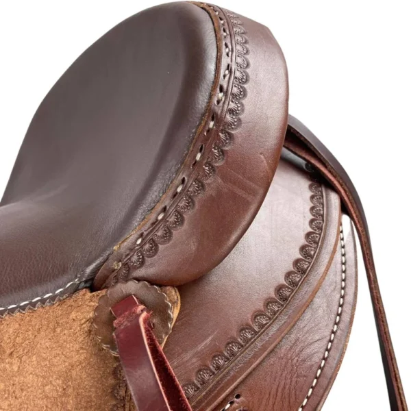 15" Bear Valley Mocha Cody Trail Saddle - Image 2
