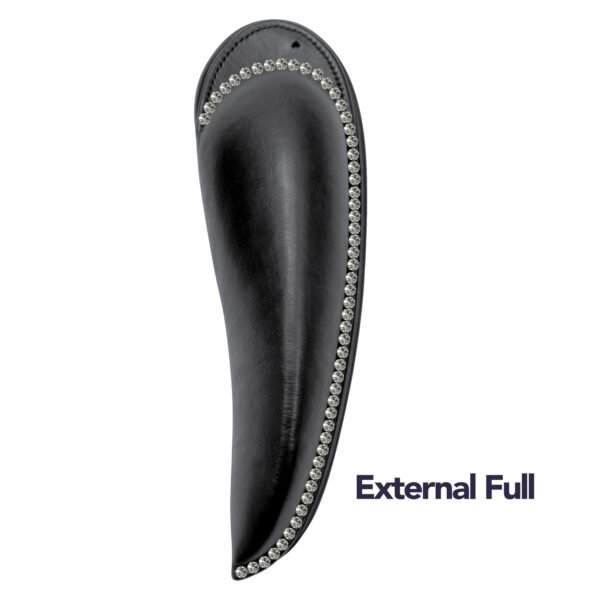 Bling Dressage External Style Thigh Blocks for Mono Flap Saddles - Image 4
